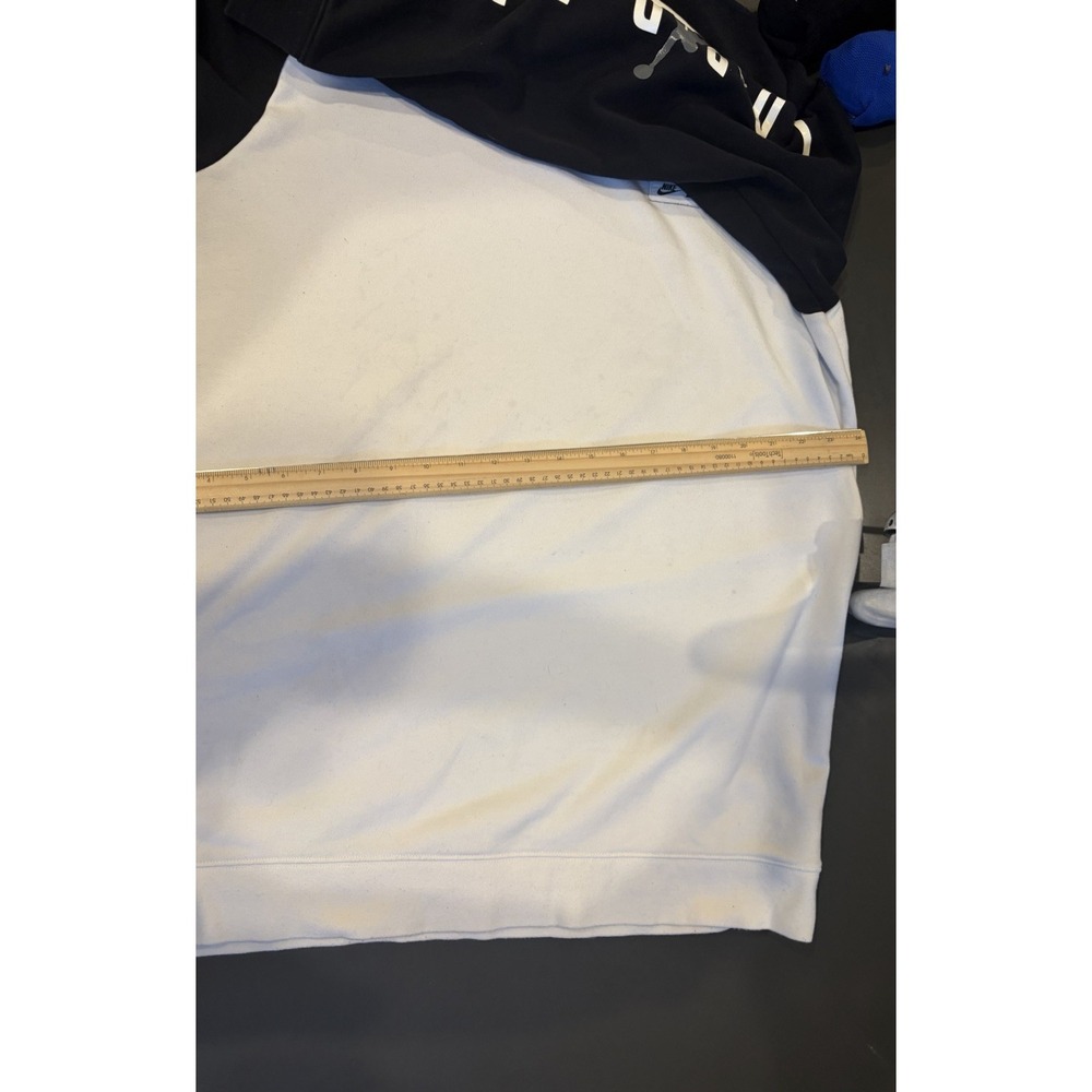Nike Air Jordan 23 Engineered Men XL White Black Raglan Crewneck Sweatshirt - Picture 6 of 11